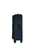 Antler Blue Soft Stripe suitcase, imported from the UK