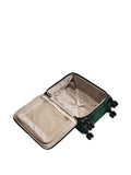 Antler Green Soft Stripe cabin suitcase, UK version