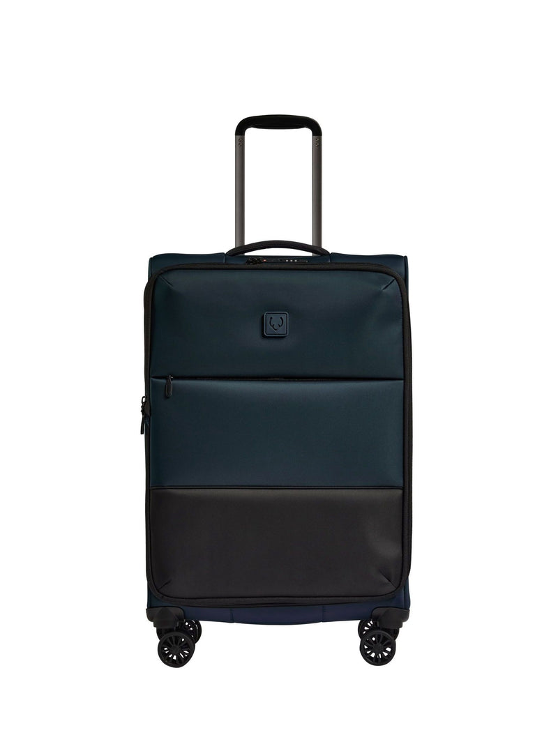 Antler Blue Soft Stripe suitcase - imported from the UK
