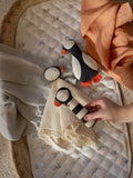 Avery Row Puffin Rattle soft baby toy, imported from the UK