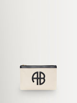 Next ANINE BING White Natural Canvas with Lili Pouch- Buy online at McGrocer