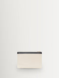 ANINE BING Lili pouch in white natural canvas, UK version