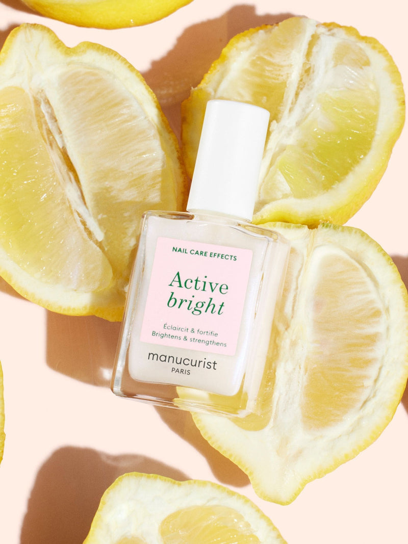 Manucurist Active Bright nail treatment polish, imported from the UK