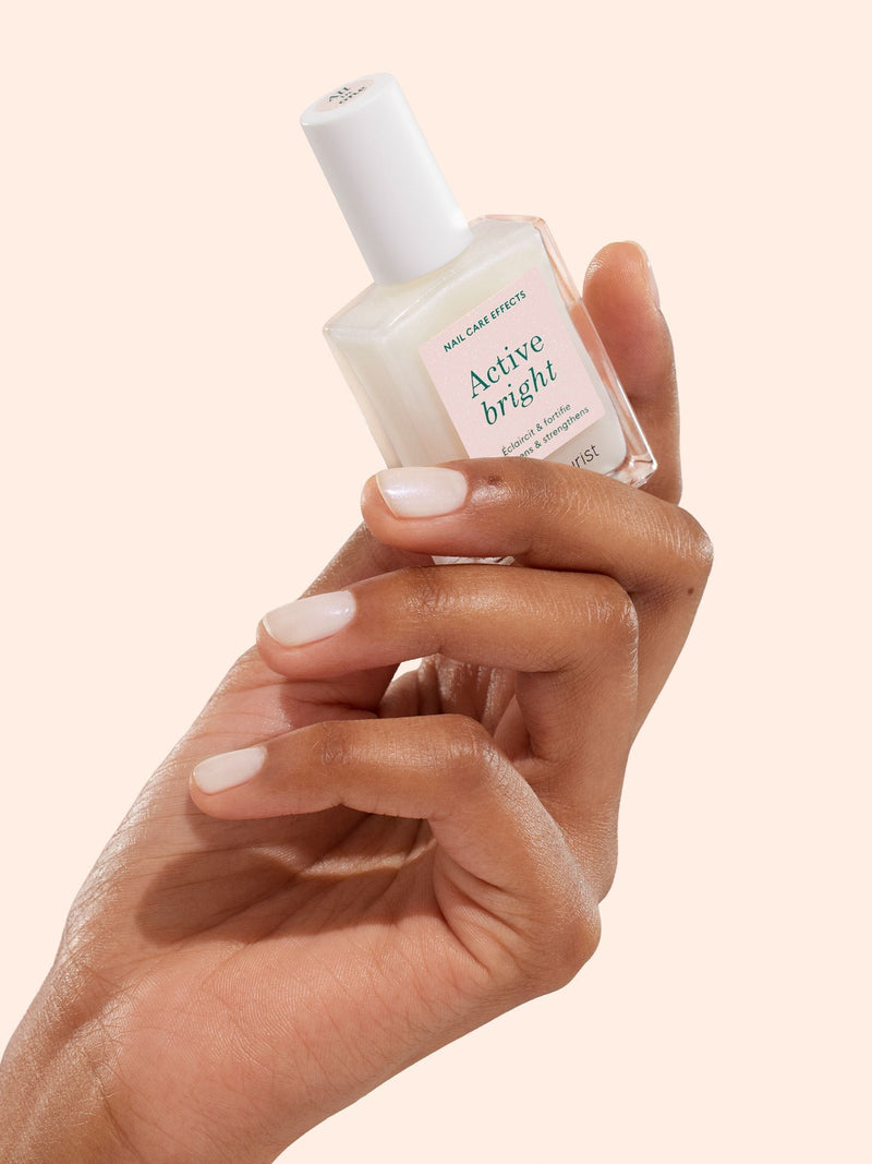Manucurist Active Bright nail treatment polish, imported from the UK