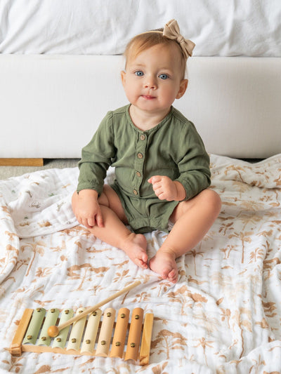 Next Aden + Anais White Dream Blanket Muslin Safari Dream 120cm x 120cm- Buy online at McGrocer