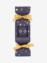 Next Simply Silver Open Clover Earrings Christmas Cracker- Buy online at McGrocer