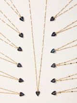 Next FatFace Navy Alphabet Heart Necklace 22cm- Buy online at McGrocer