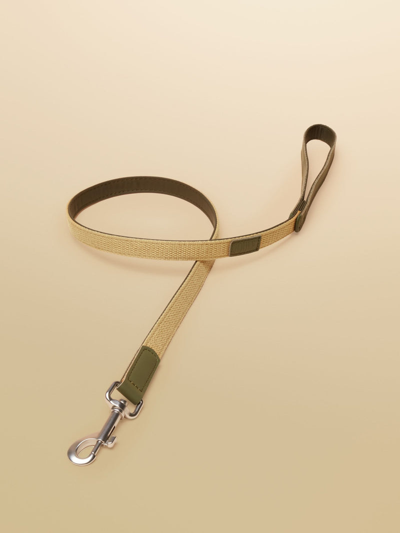 Joules khaki green pet lead, imported from the UK