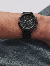 Next Black Formal Watch with Perforated Strap- Buy online at McGrocer