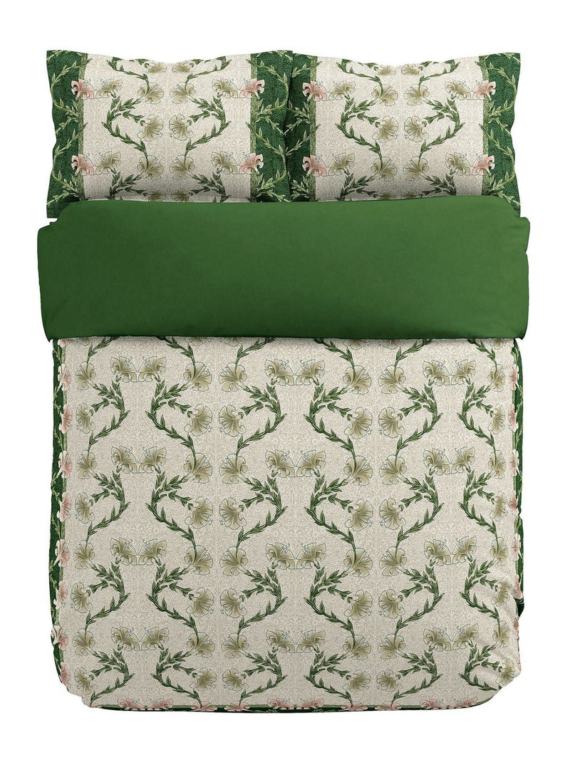 Morris & Co Scrolling Carnation duvet set, imported from the UK