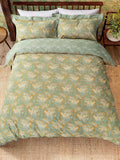 Morris & Co Pistachio Lace Flower duvet set, imported from the UK