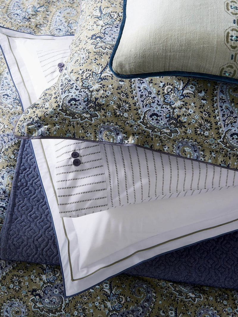 Bedeck of Belfast BlueGreen Elara duvet set - British product