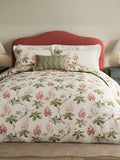 Sanderson Coral Chestnut Tree duvet cover set (British brand)