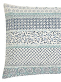 Helena Springfield blue teal folk stripe duvet cover set, UK version