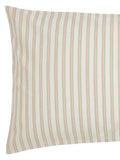Helena Springfield Green Pink Ticking Stripe 100% Cotton Duvet Set