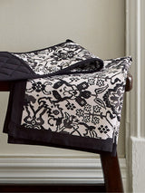 Next Bedeck of Belfast Charcoal Saja Stripe Cotton Tea Towels Set of 2- Buy online at McGrocer