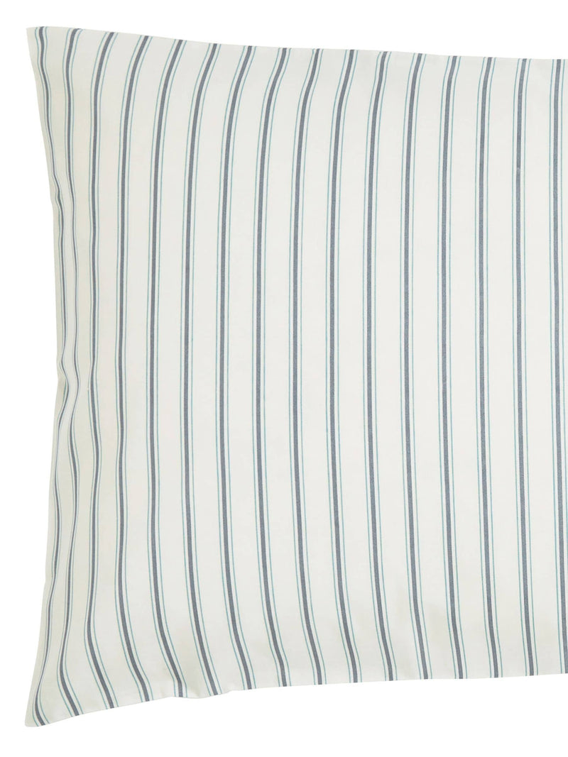 Helena Springfield blue teal ticking stripe duvet set, UK version