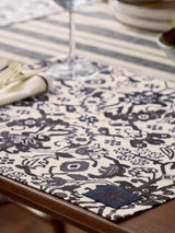 Next Bedeck of Belfast Set of 2 Charcoal Saja Cotton Placemats 35x45cm- Buy online at McGrocer