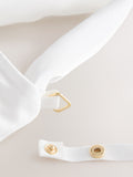 Cream satin bucket bag polyester (British brand)