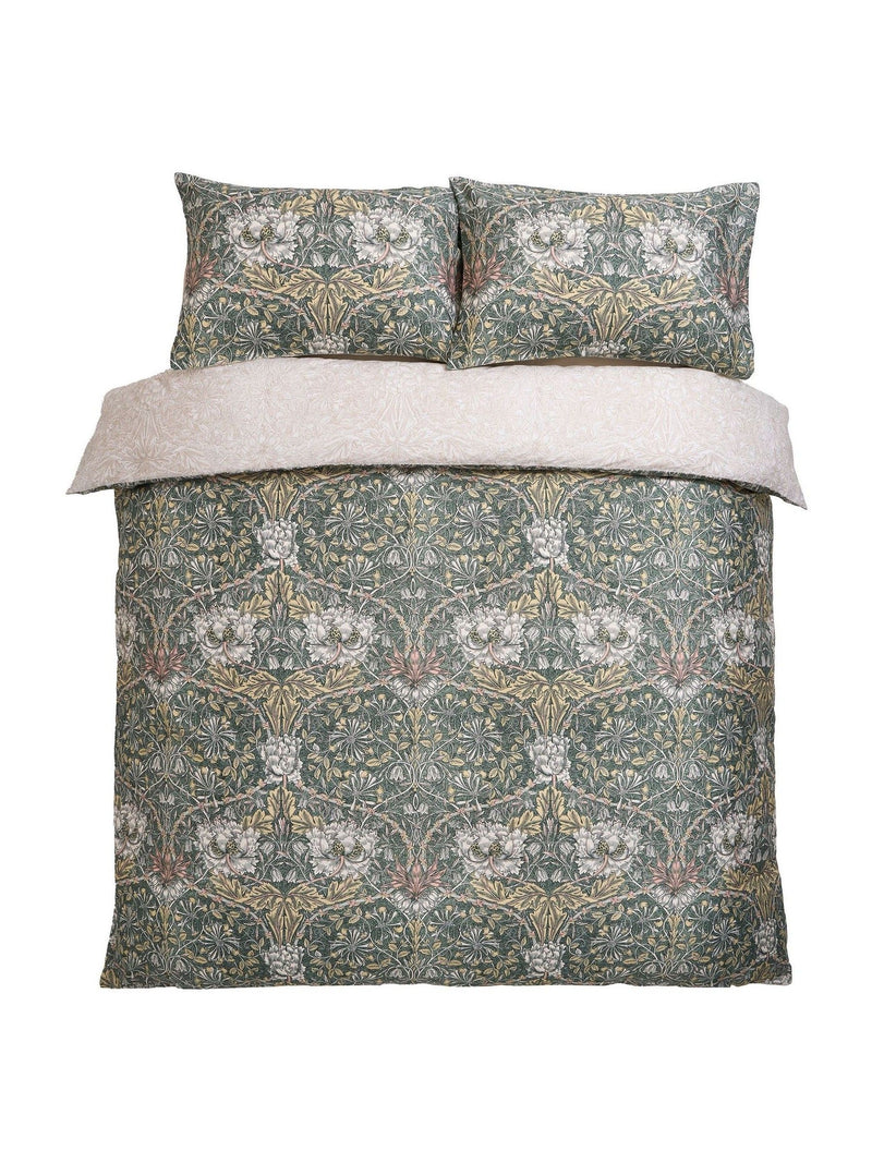 William Morris Honeysuckle and Tulip duvet cover set (British brand)