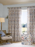 William Morris Strawberry Thief pencil pleat curtains 229cm x 274cm, imported from the UK