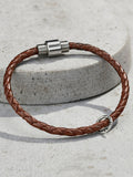 Posh Totty Designs personalised leather bracelet 21cm, imported from the UK