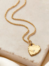 Next Posh Totty Designs Personalised Textured Confetti Birthstone Heart Necklace- Buy online at McGrocer