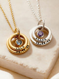 Posh Totty Designs personalised birthstone necklace - British product