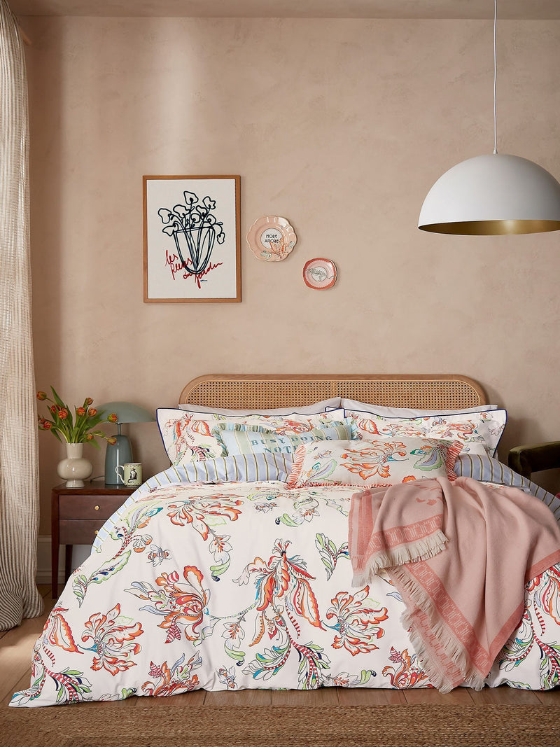 Yvonne Ellen Multi Signature Floral Print duvet cover set (British brand)
