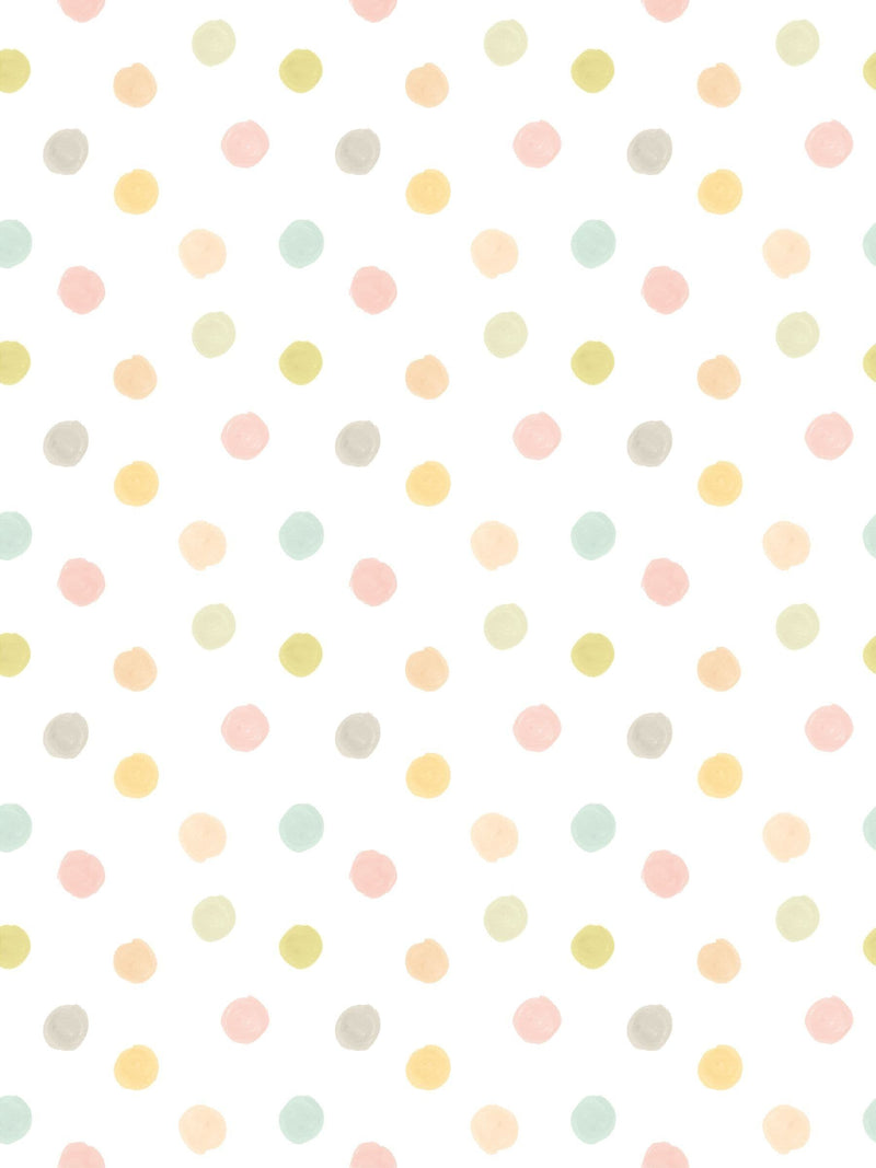 Hoopla Walls Dotty wallpaper 10m roll (British brand)