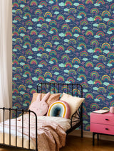 Next Hoopla Walls Blue Rainbow Love Wallpaper 10m- Buy online at McGrocer