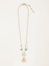 Next FatFace Gold Tone Shell Charm Necklace- Buy online at McGrocer