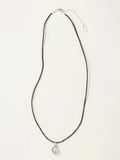 FatFace silver tone shell cord necklace - British product