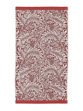 William Morris Larkspur brick orange hand towel (British brand)