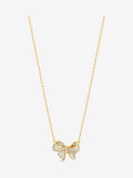 Jon Richard Gold 18K Plate Bow Pendant - Gift Box