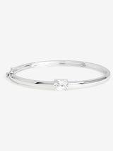 Jon Richard Silver Plated Cubic Zirconia Bangle 204mm