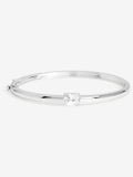 Jon Richard silver plated cubic zirconia bangle 204mm, UK version