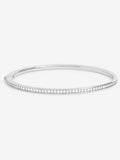 Jon Richard silver plated pave bangle 50mm x 204mm, UK version
