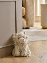 Next Cream Chic Hamish The Highland Cow Doorstop- Buy online at McGrocer