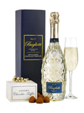 Spicers of Hythe Baglietti Prosecco and Jacquot Truffles gift box (British brand)