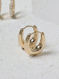 Jon Richard gold pearl hoop earrings pack of 2, UK version
