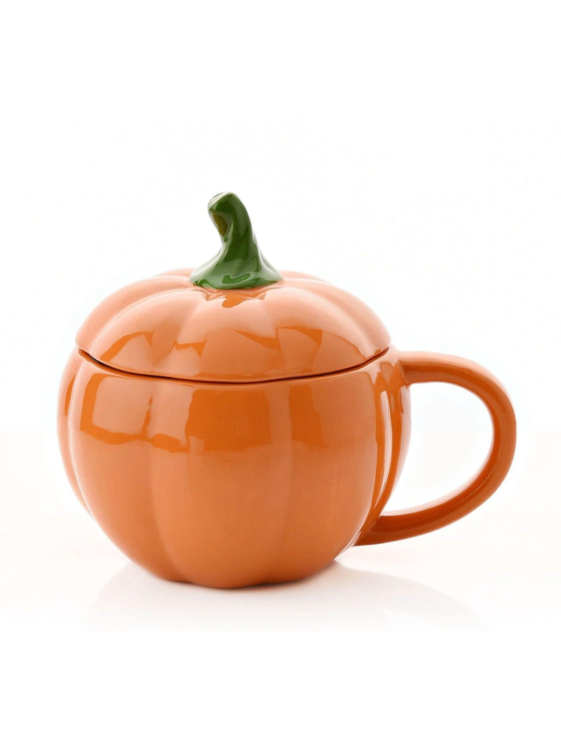 Widdop Pumpkin Mug with Lid - British product