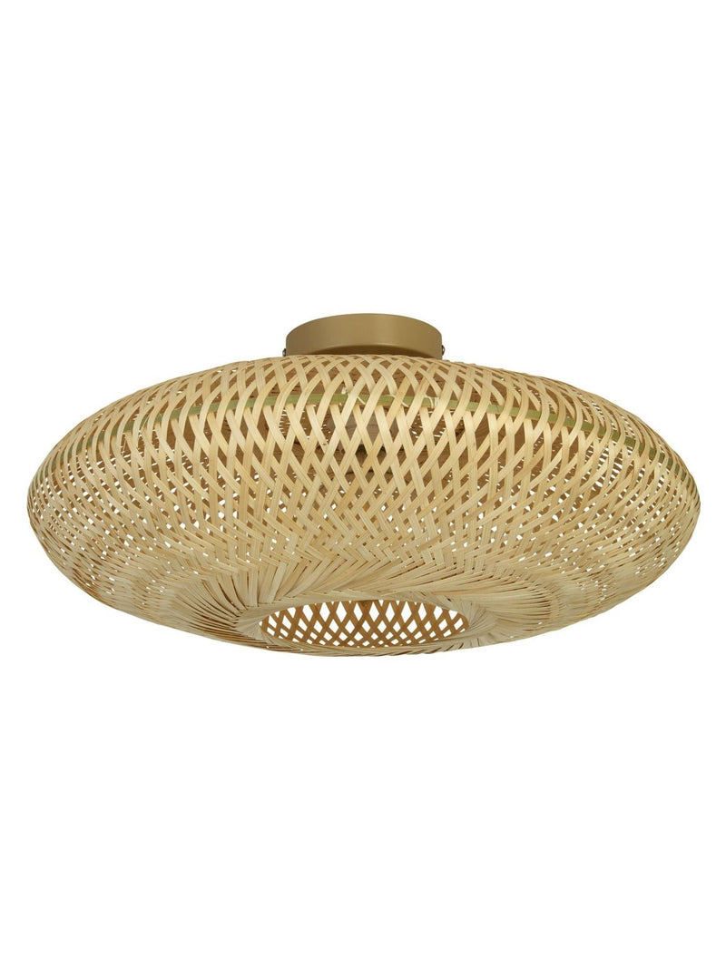 Searchlight Natural Terraweave flush ceiling light 50cm - British product