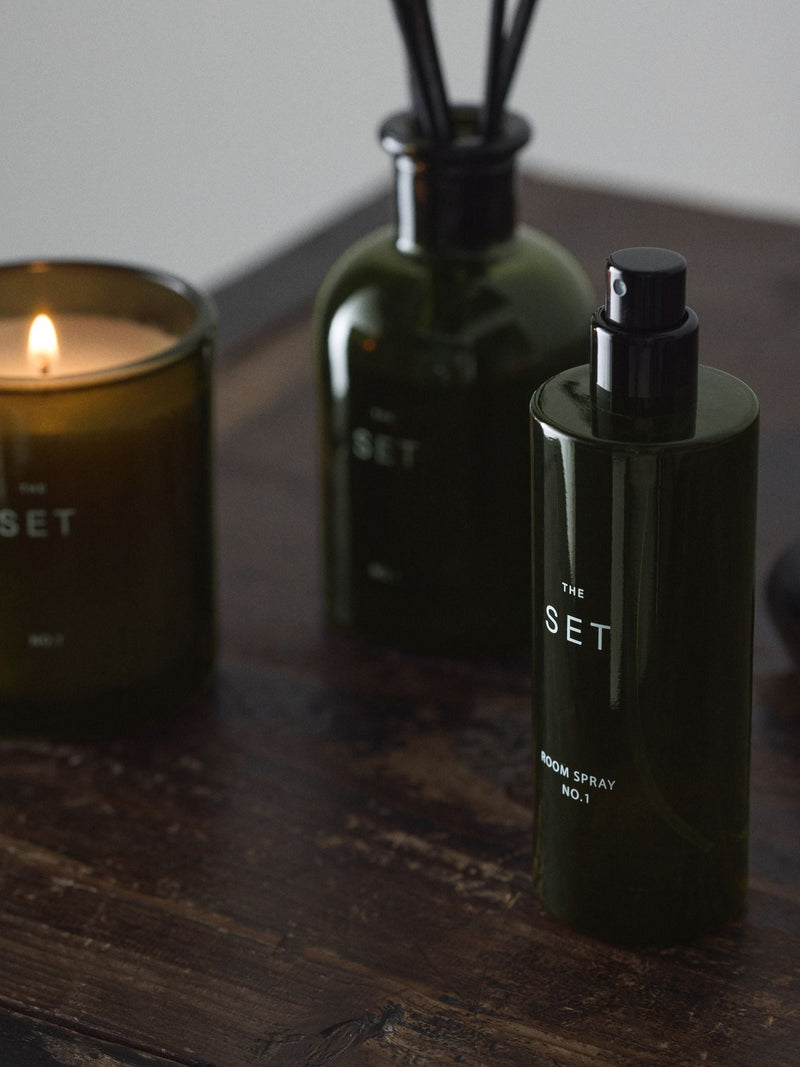 The Set ginger and lime home fragrance gift set, imported from the UK