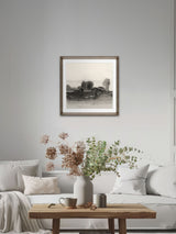 Next Brookpace Lascelles Land I Abstract Wall Art Natural Brown 50 x 50cm- Buy online at McGrocer
