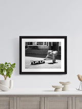 Next Brookpace Lascelles Park Life Wall Art, Black/White, 50 x 40cm- Buy online at McGrocer