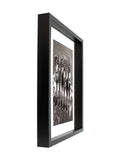 Brookpace Lascelles girls with parasols wall art black white 50x40cm (British brand)