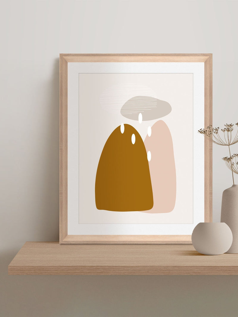 Brookpace Lascelles Spring Showers wall art 40x50cm - British product