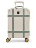 Rock Luggage Cream Vintage cabin suitcase 55cm (British brand)