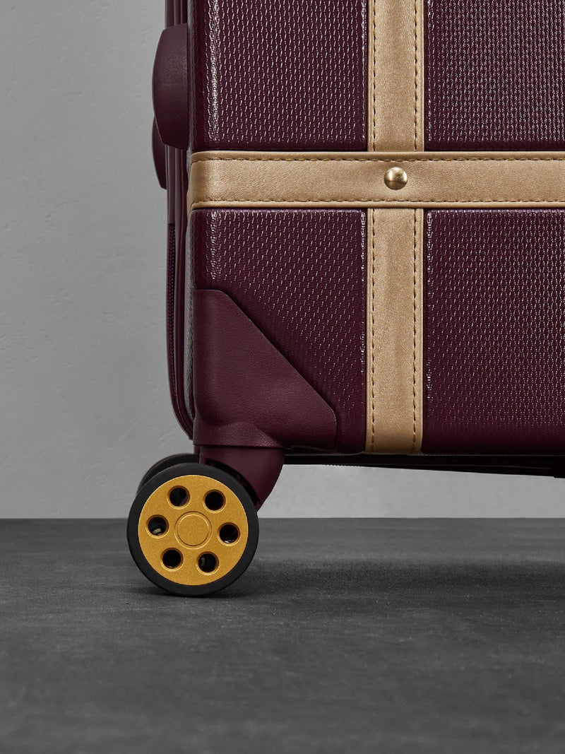 Rock Luggage purple vintage 3 piece suitcase set - British product